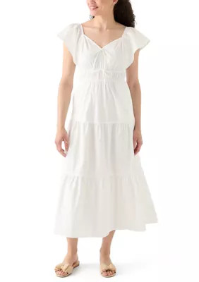 Women's Poplin Midi Dress | Belk