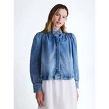 Scoop Women’s Cropped Ruched Jacket, Sizes XS-XXL | Walmart (US)