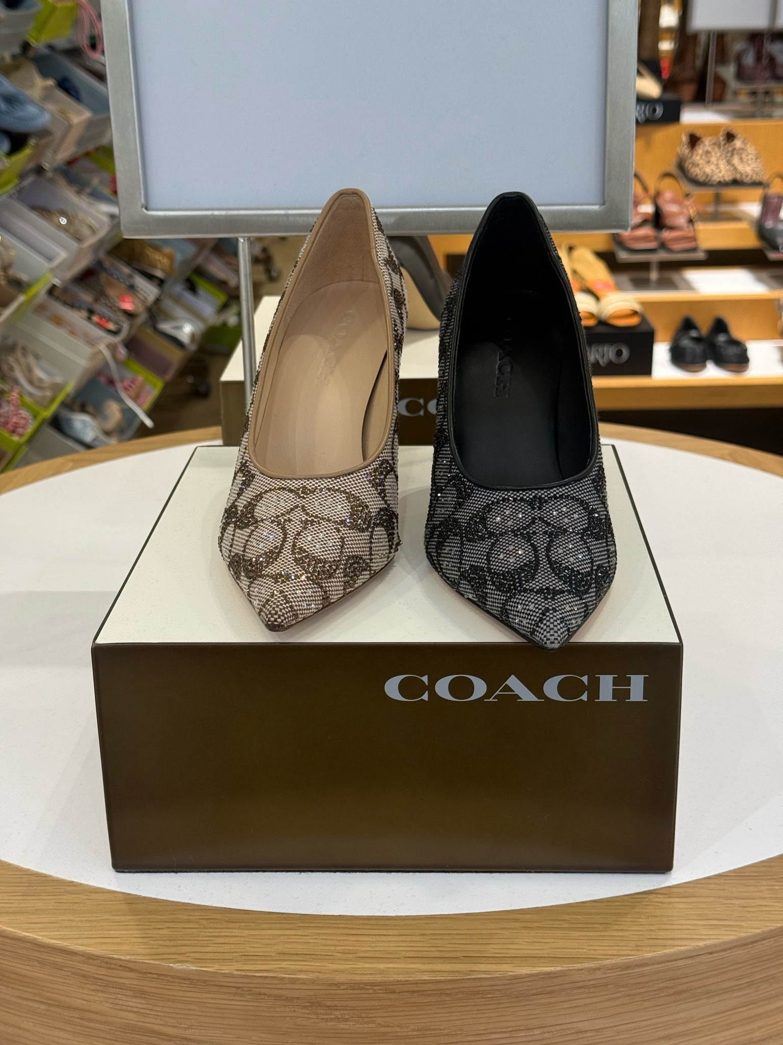 These Coach pumps are GOOD. 😍 The signature print + pointed toe gives you a classic heel with just enough statement. Such a cute option for work, dinner or dressing up your fall denim.

#LTKSeasonal #LTKootd #LTKgrwm