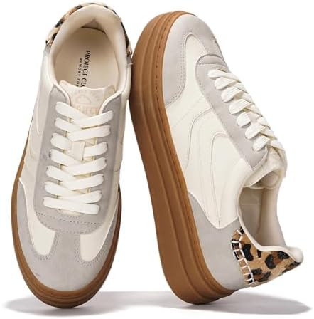 Project Cloud Platform Sneakers for Women Footwear - Memory Foam Insole Womens Shoes, Lightweight... | Amazon (US)