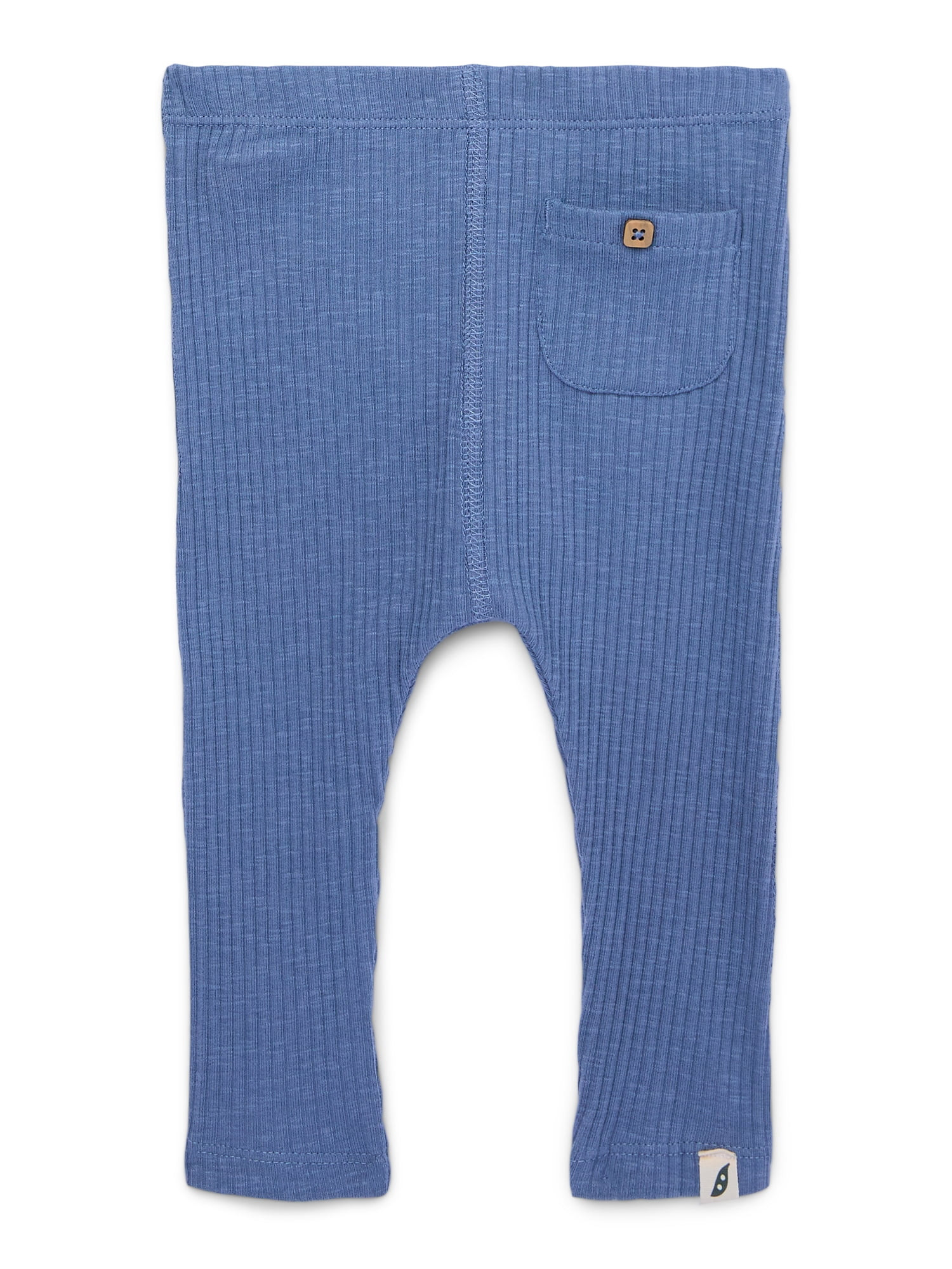 easy-peasy Baby Ribbed Front Pocket Pants, Sizes 0-24 Months | Walmart (US)
