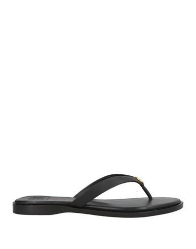 Tory Burch Woman Thong sandal Black Size 5.5 Calfskin | YOOX (US)