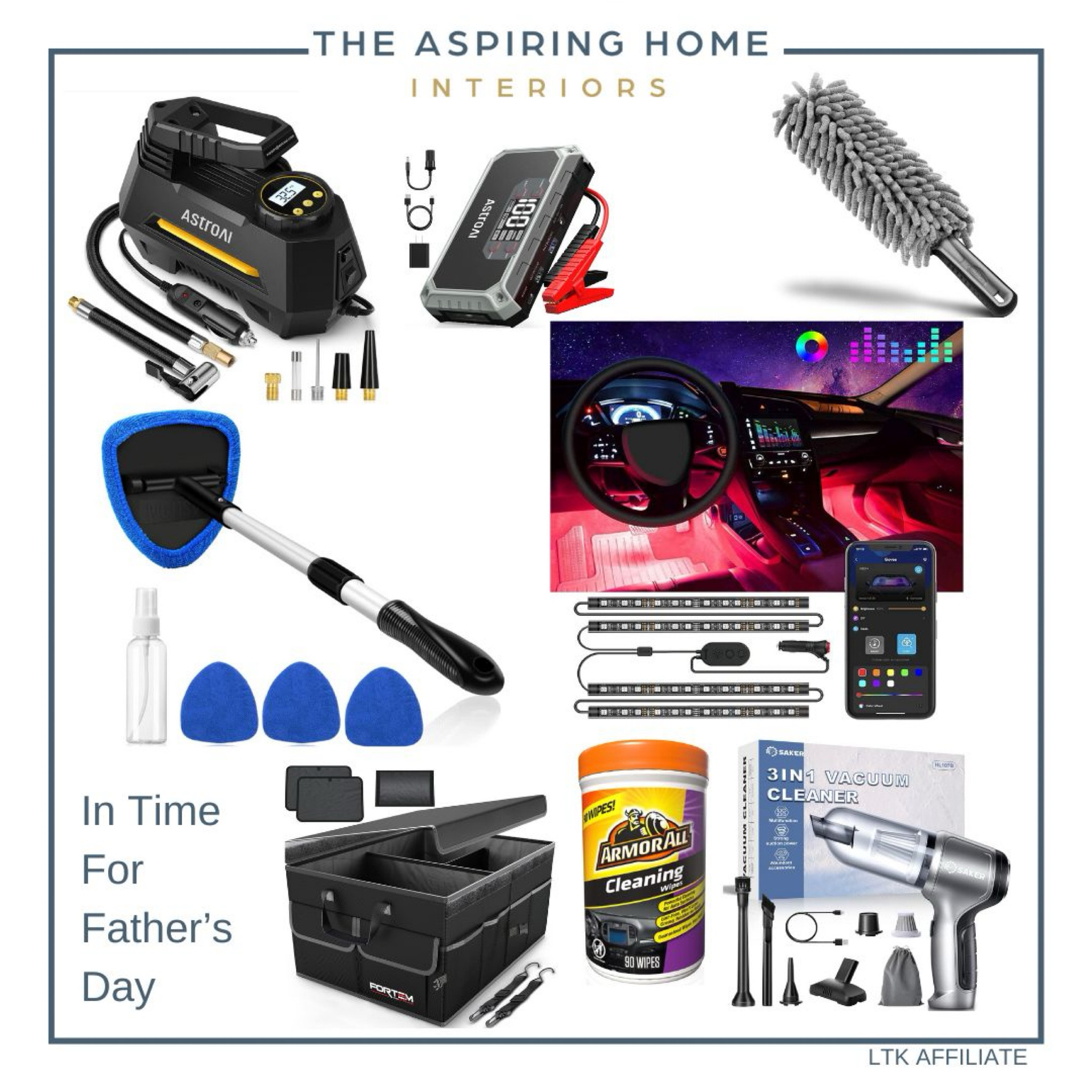 Help dad keep his favorite car tidy and Uber cool! How fun are those LED lights for the car! #happyfathersday

#LTKmens #LTKGiftGuide