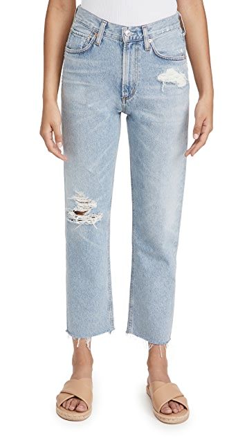 Daphne Crop High Rise Stovepipe Jeans | Shopbop