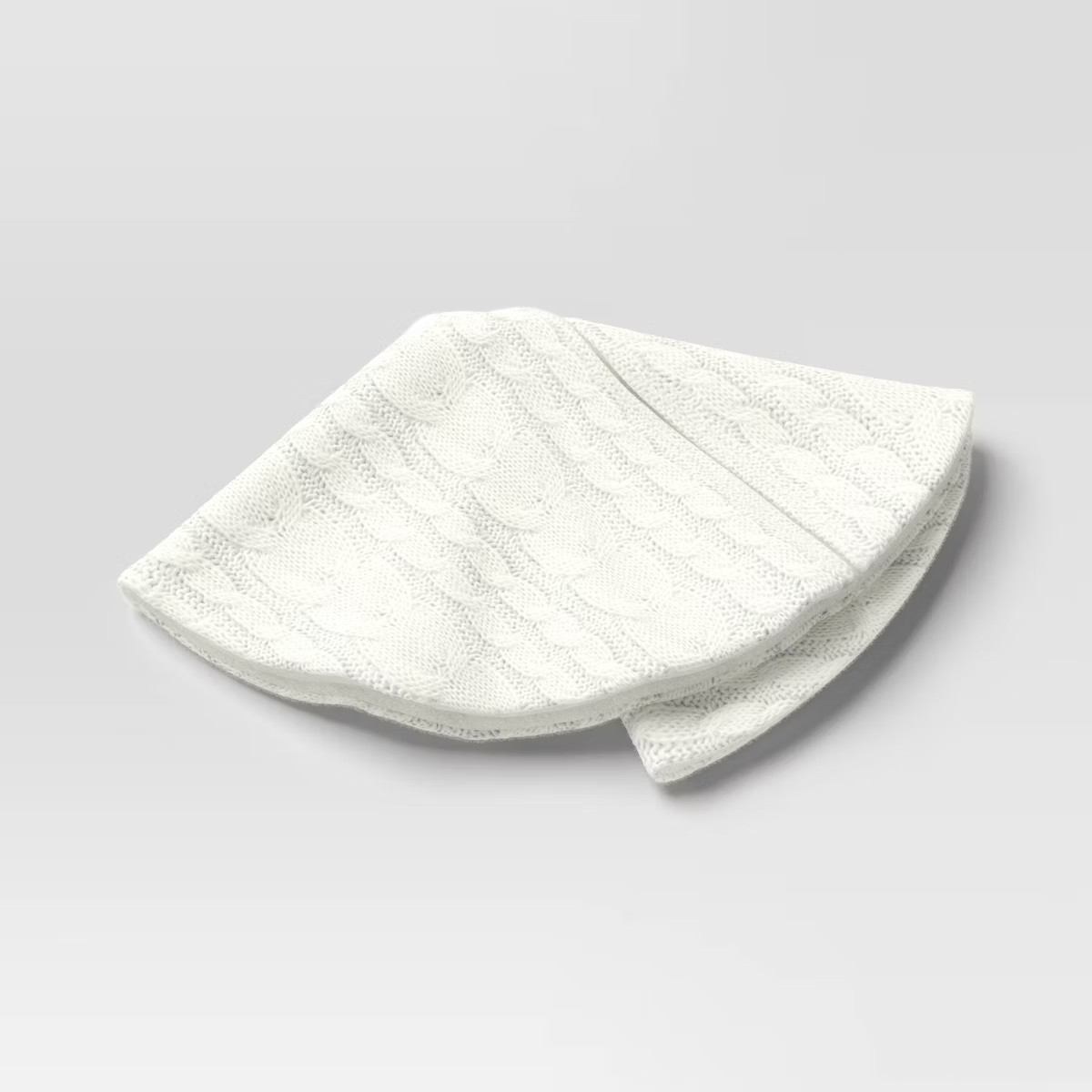 16" Cable Knit Mini Christmas Tree Skirt - Wondershop™ | Target