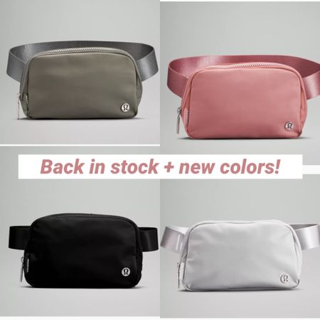 The viral Lululemon belt bag is back and has new spring colors!
While I made this collage the grey already sold out so don’t delay!


#LTKSeasonal #LTKitbag #LTKunder50
