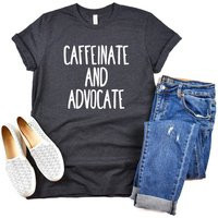 Caffeinate & Advocate Teacher Shirt Sped Teacher Tank Top Hoodie Sped Custom Autism | Etsy (US)