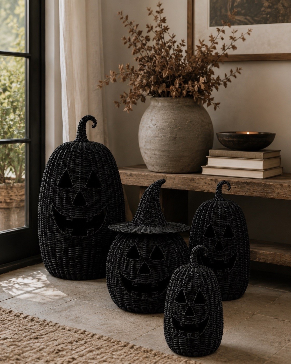 Black whicker pumpkins from Walmart

#LTKSeasonal #LTKHome #LTKmomlife