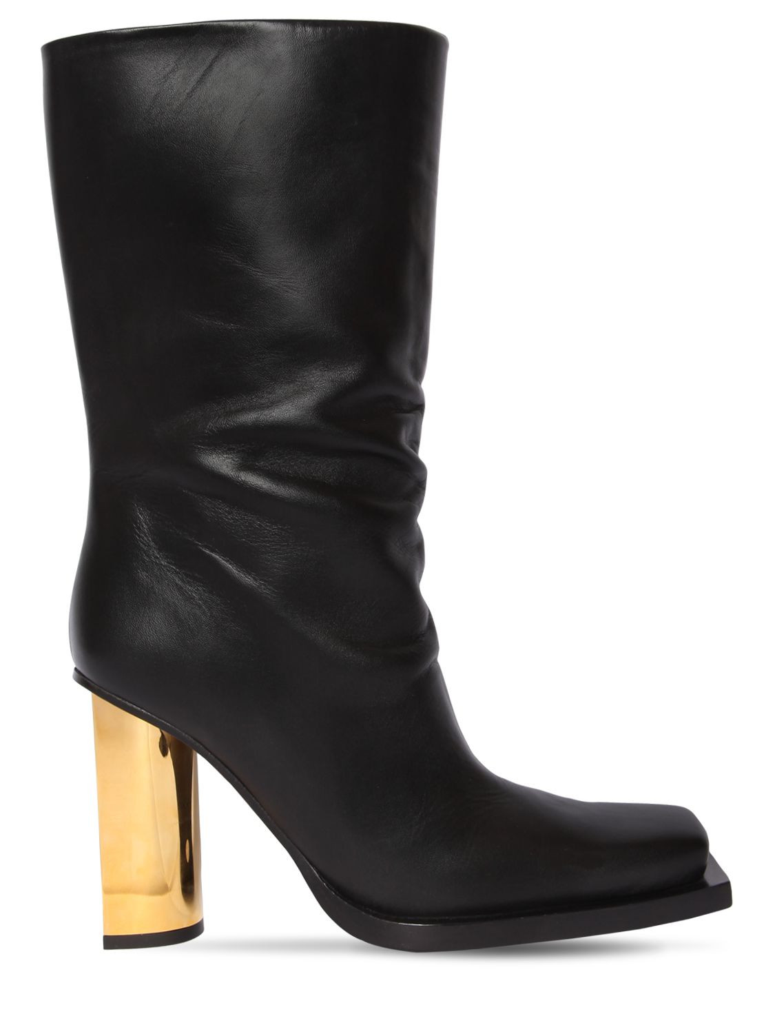 95mm Leather Ankle Boots | Luisaviaroma
