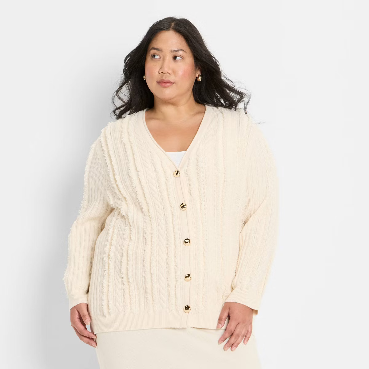 Women's Relaxed Cardigan Sweater - Future Collective | Target