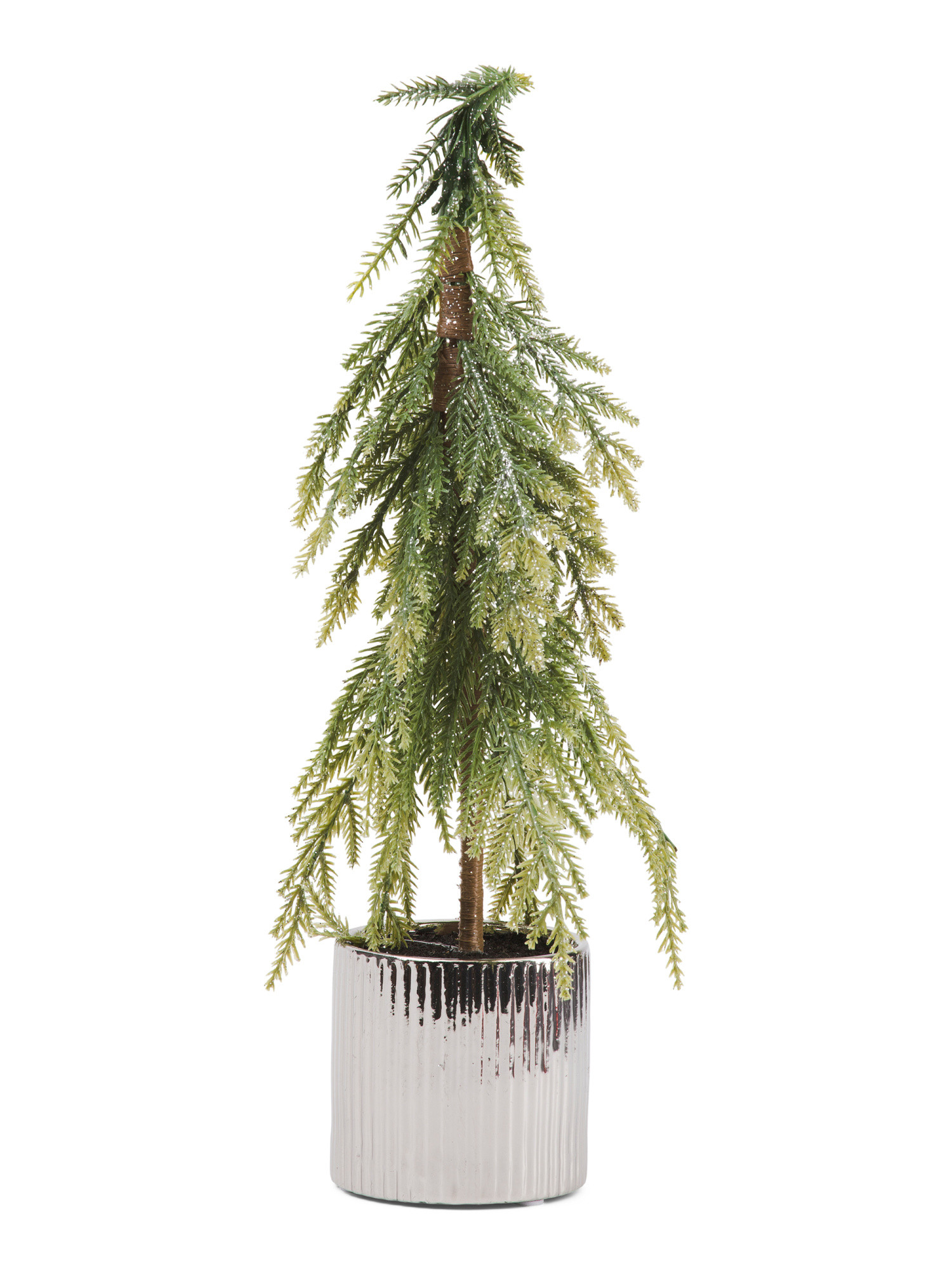 14in Tree In Metallic Vase | TJ Maxx