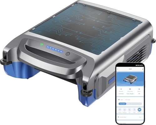 Poofata 2026 New V1T Solar Pool Skimmer, Robotic Pool Surface Skimmer Cleaner with App Control, 7L Large Basket 24/7 Cleaning Smart Obstacle Avoidance Dual Charging Options Ideal for Above Ground Pool | Amazon (US)