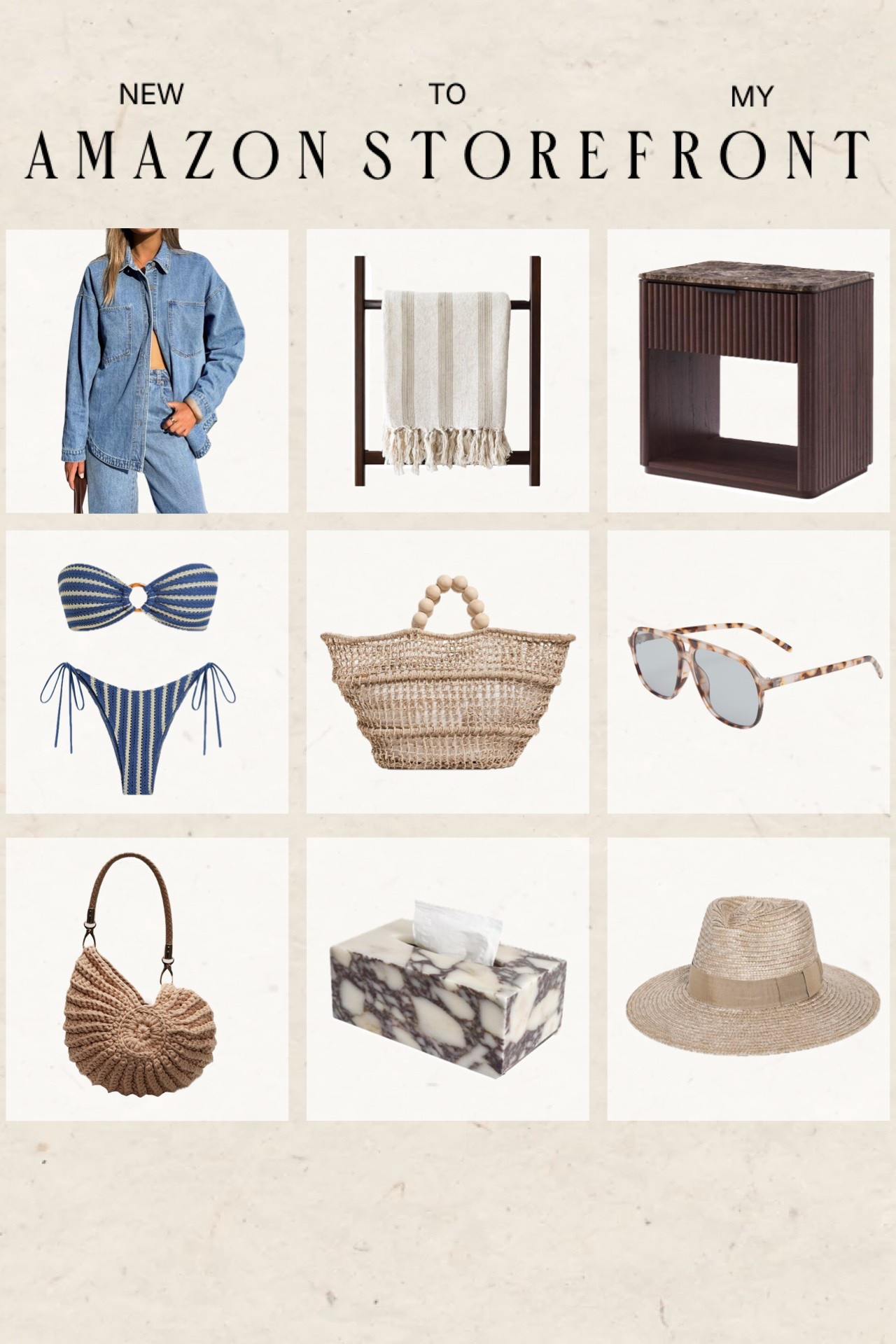 New to my Amazon storefront 🩵

#amazon #swim #home #interiordesign #handbag belt phone case earrings denim shirt cap towel clutch chair

#LTKgrwm #LTKHome #LTKSwim