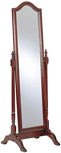 BOWERY HILL Arched Top Cheval Mirror in Merlot | Amazon (US)