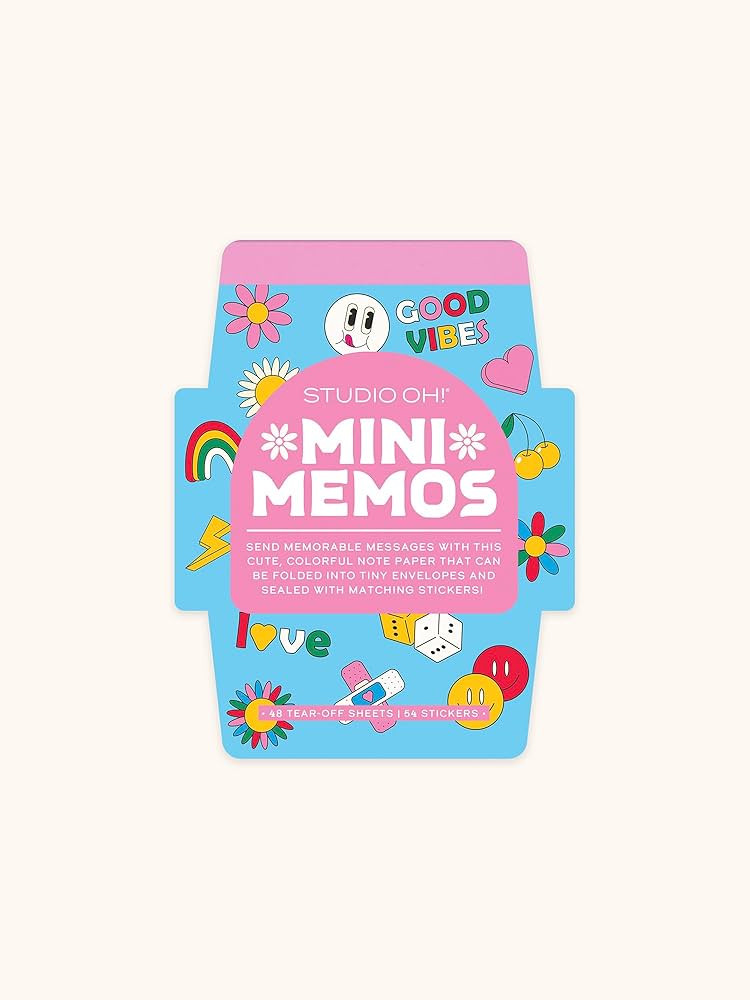 Retro Vibes Mini Memos with Stickers | Amazon (US)