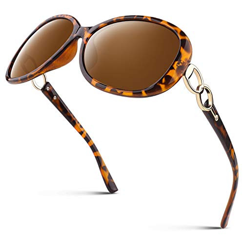 Sunier Sunglasses Womens Polarized Trendy Oversized Sun Glasses Fashion Ladies Shades 100% UV400 Protection Retro Designer Eyewear S85 | Amazon (US)
