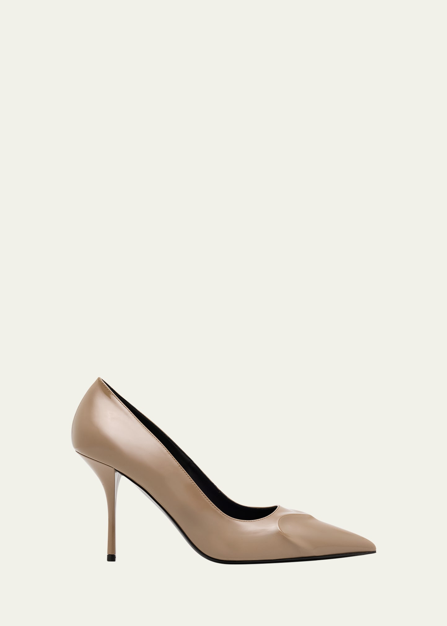 ALAIA Patent Leather 3D Coeur Pumps | Bergdorf Goodman