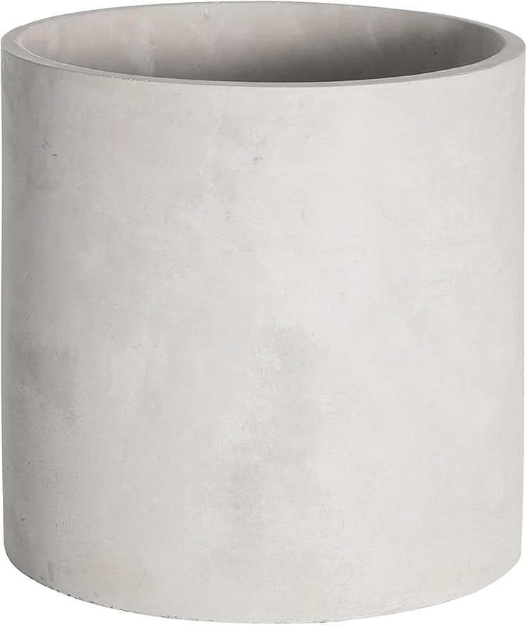 Pageqiu Plant Pots - 6.7 inch Cement Planters Indoor - Modern Grey Flower Pot with Drainage Hole ... | Amazon (US)