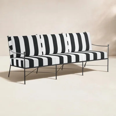 Lucier 76" Wide Outdoor Patio Sofa with Sunbrella® Cushions | Wayfair North America