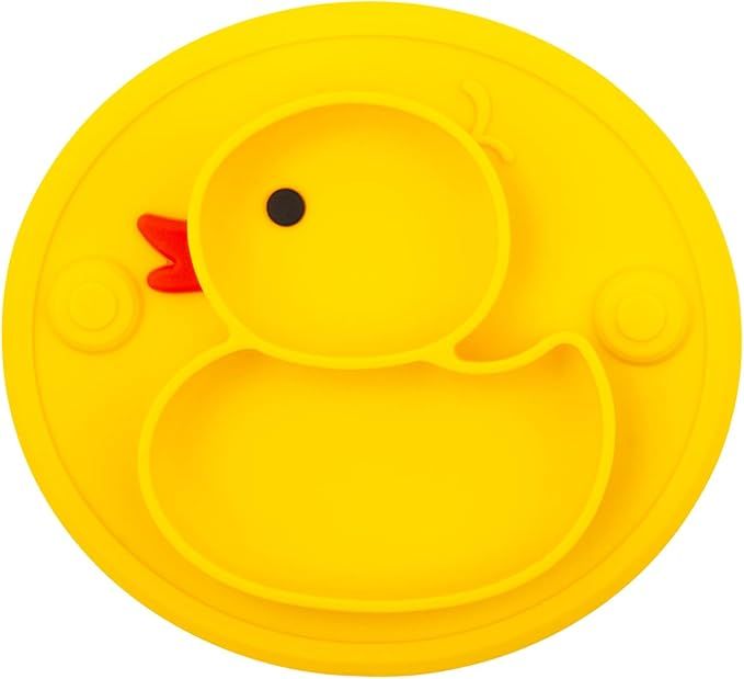 Silicone Divided Toddler Plates, Portable Non Slip Suction Plates for Children Babies and Kids BP... | Amazon (US)