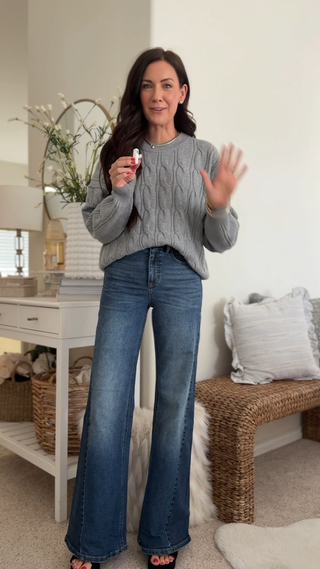 New Walmart jeans in a size 2
Sweater in a medium

#LTKootd #LTKSeasonal #LTKgrwm