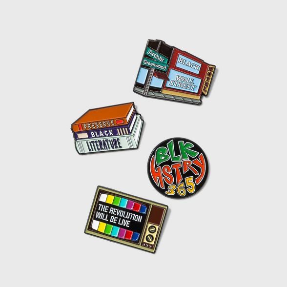 Coloring Pins Black History Month - Black History Pins Multipack | Target