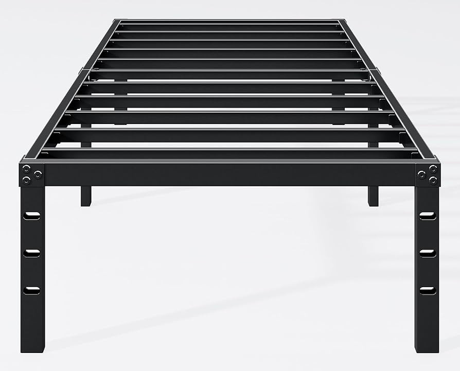 14 Inch Twin Bed Frame - Sturdy Metal Platform Twin Size, No Box Spring Needed, Heavy Duty, Easy ... | Amazon (US)