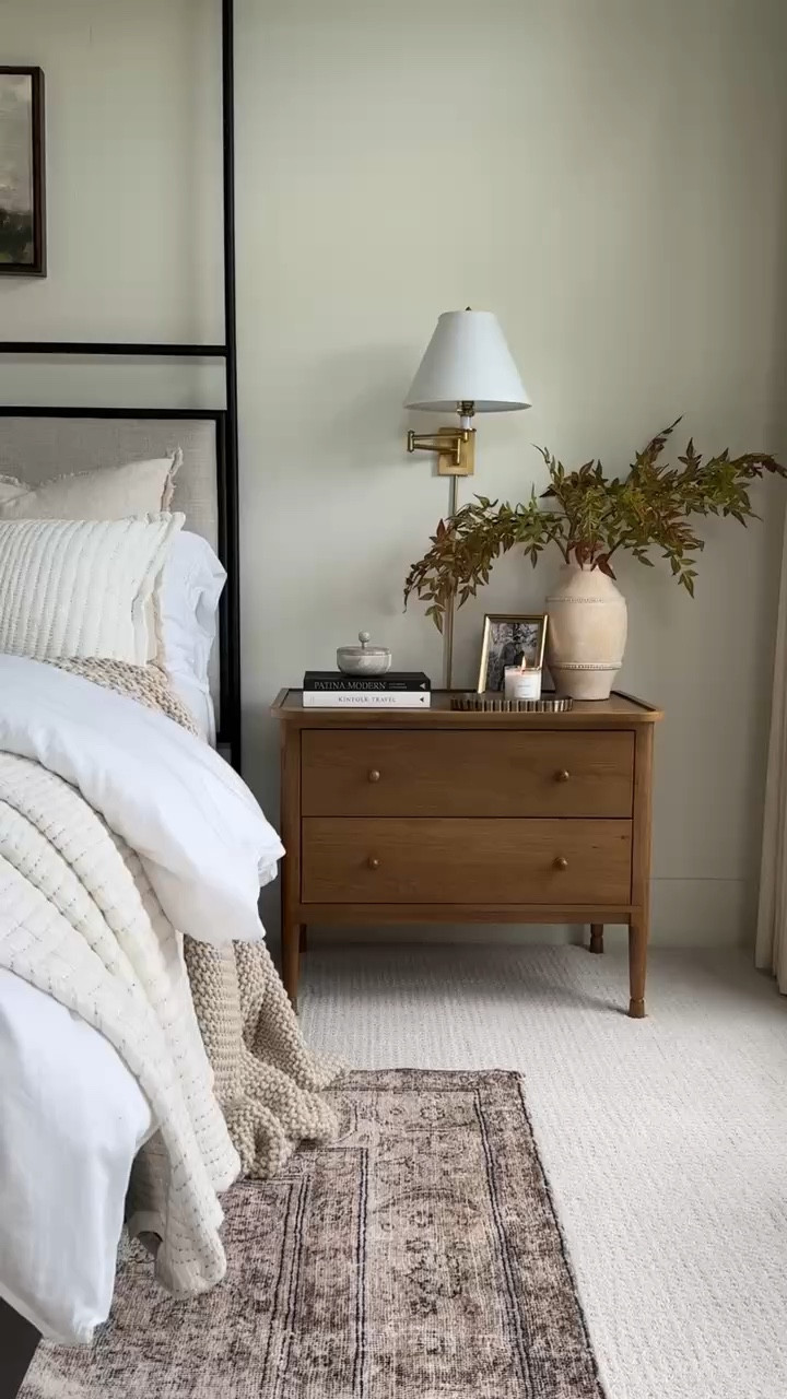 I have a feeling this will go fast! I just found an identical look for less of my top selling nightstands. They’re slightly smaller and the finish is more natural, but they have all of the same details from the tapered legs to the tray style top! 

#LTKHome