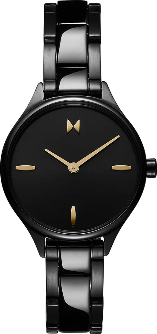 MVMT Reina Black Bracelet Watch, 30mm | Nordstrom | Nordstrom