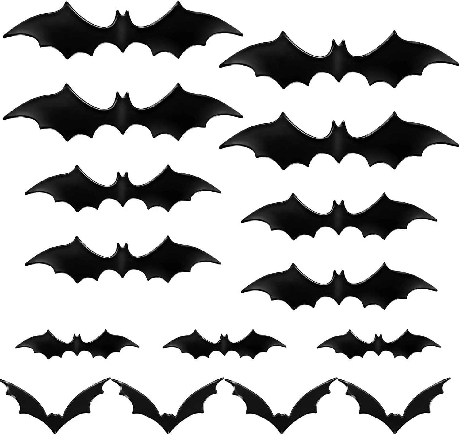 15 Pcs Halloween Magnets Magnetic Bats for Garage Door Black Bats Magnet for Fridge Holiday Refri... | Walmart (US)