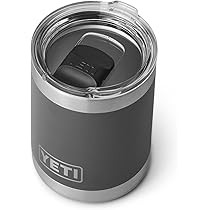 YETI Rambler 10 oz Lowball, Vacuum Insulated, Stainless Steel with MagSlider Lid | Amazon (US)