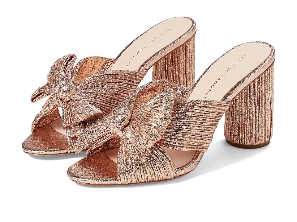 Loeffler Randall Penny Pleated Knot Mule (Dune) Women's Shoes | Zappos