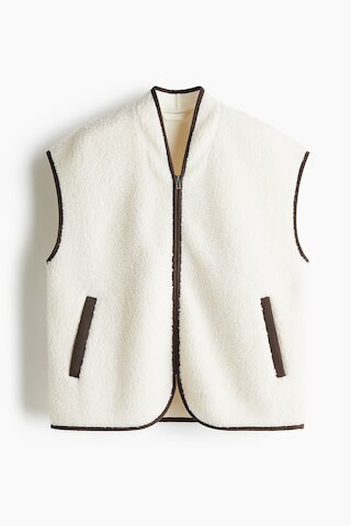Teddy gilet | H&M (UK, MY, IN, SG, PH, TW, HK)