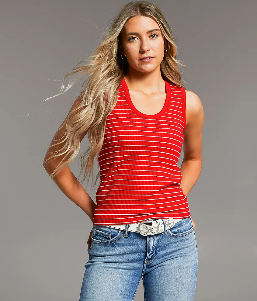 Ribbed Contour Tank Top | Buckle