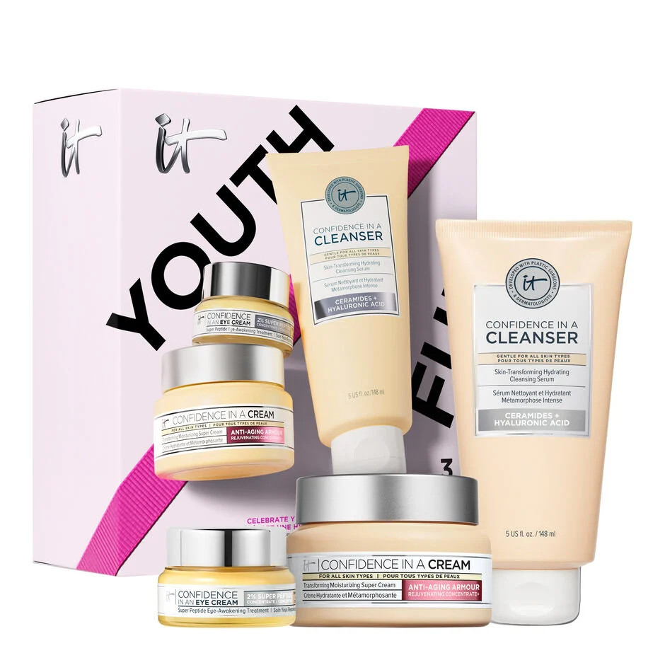 Celebrate Youthful Hydration Anti-Aging Skincare Set | IT Cosmetics (US)