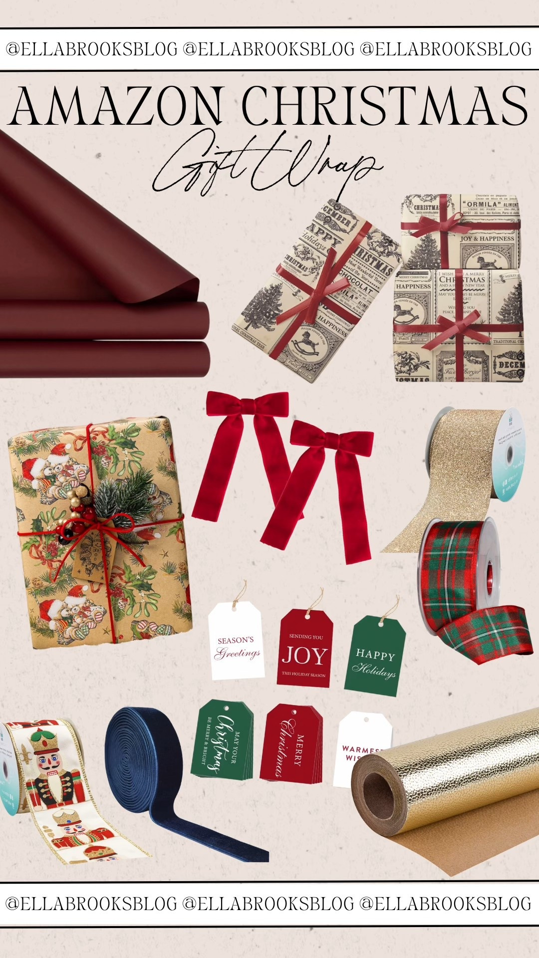 Amazon Christmas gift wrap 🎁

Holiday gift wrap, Ralph Lauren Christmas, Christmas present, wrapping paper

#LTKStyleTip #LTKHoliday #LTKSeasonal