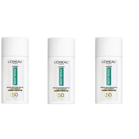 L oreal Paris Bright Reveal Broad Spectrum Daily UV Lotion - SPF 50 1.7 oz PACK OF 3 3 pcs | Walmart (US)