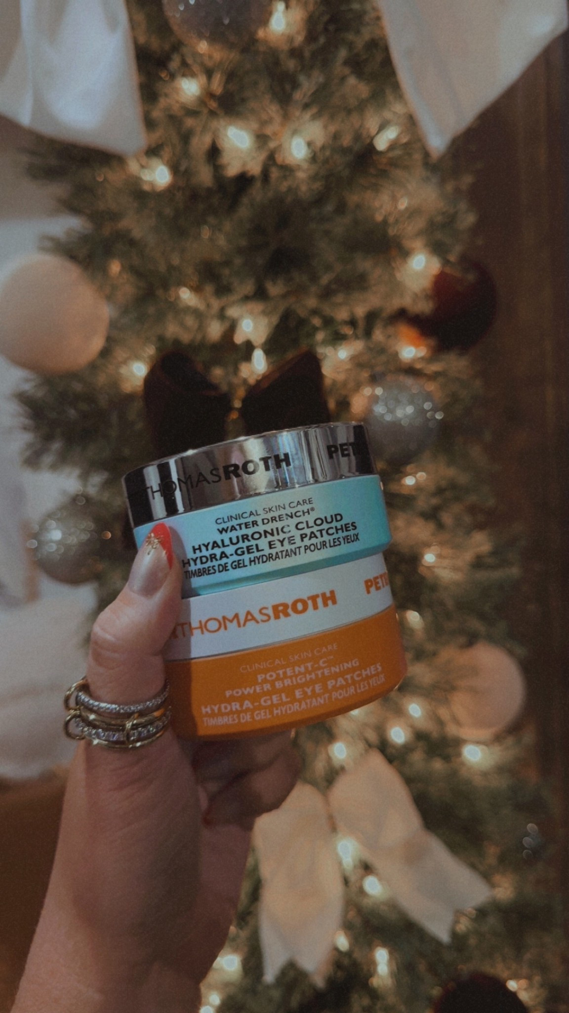 Holiday glow starts at the eyes ✨ These under eye patches are my go to for de puffing, hydrating, and brightening tired eyes and they make the cutest stocking stuffer 🎁💖 under-eye gel patches for puffiness and dark circles | holiday beauty gift guide for her | stocking stuffers she’ll actually use | skincare gifts for women | luxury eye care stocking stuffer ideas | aesthetic self-care gifts for her | winter skincare essentials | viral beauty gift ideas | under-eye skincare must haves | beauty lover gifts under 30 | trendy holiday skincare gifts | pampering gifts for women | eye care gifts for holiday 2025 | holiday glow skincare stocking stuffers | Peter Thomas Roth eye patches gift guide


#LTKGiftGuide #LTKHoliday #LTKgrwm