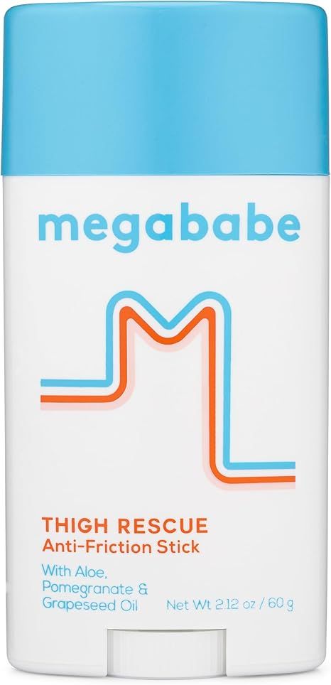 Megababe Thigh Rescue Anti-Chafe Stick | Prevents Skin Chafe & Irritation | Thighs, arms, Bra-Lin... | Amazon (US)