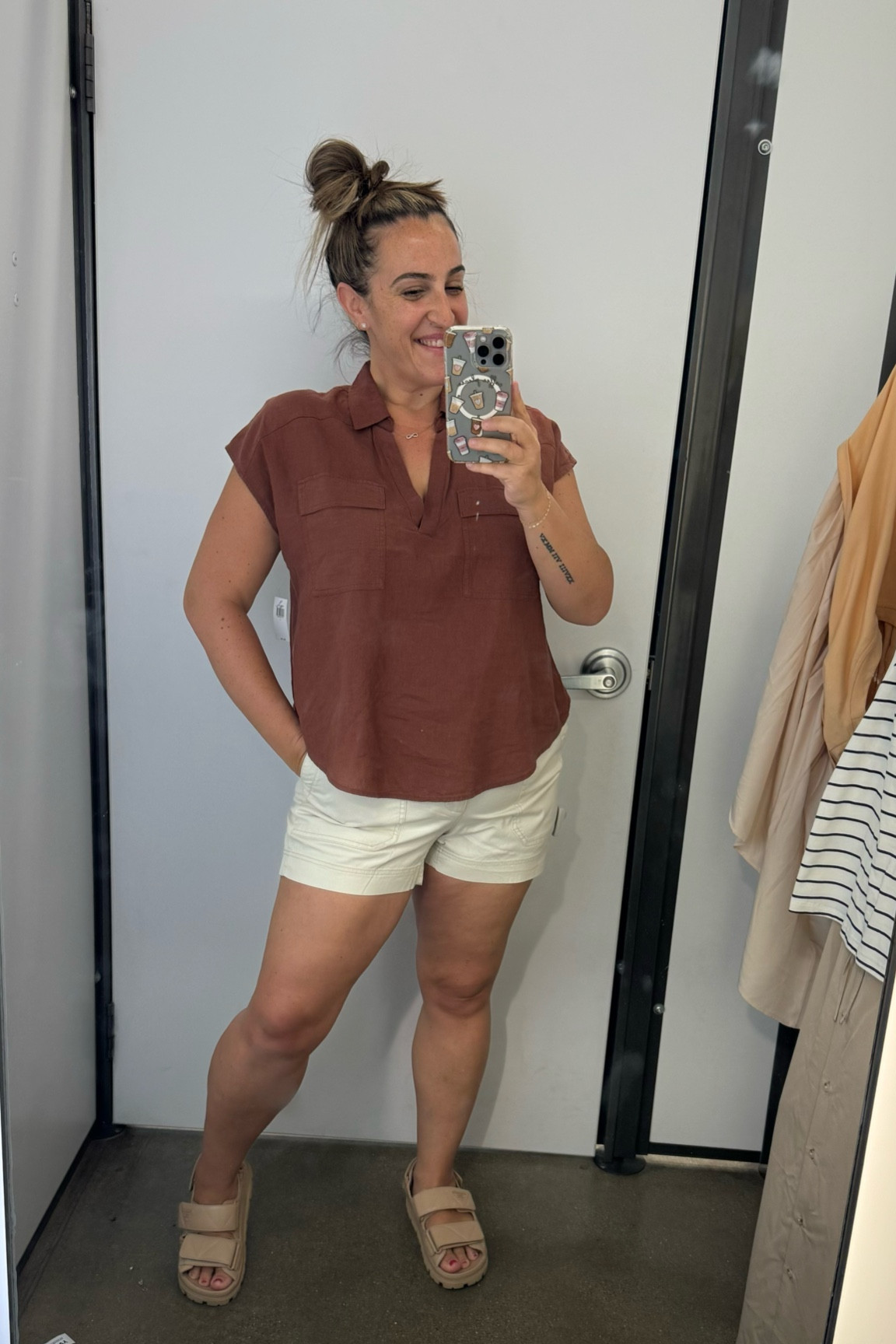 Old Navy new arrivals! Top is oversized, I’m in a large, could possibly do a medium. Shorts I’m wearing a medium. 

#LTKStyleTip #LTKFindsUnder50 #LTKMidsize