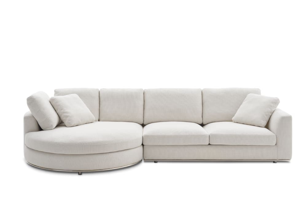 Hamilton Round Chaise Sectional Sofa | Castlery | Castlery US