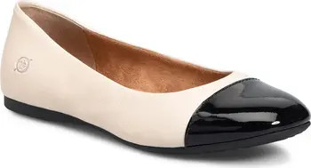 Batti Mixed Media Ballet Flat (Women) | Nordstrom