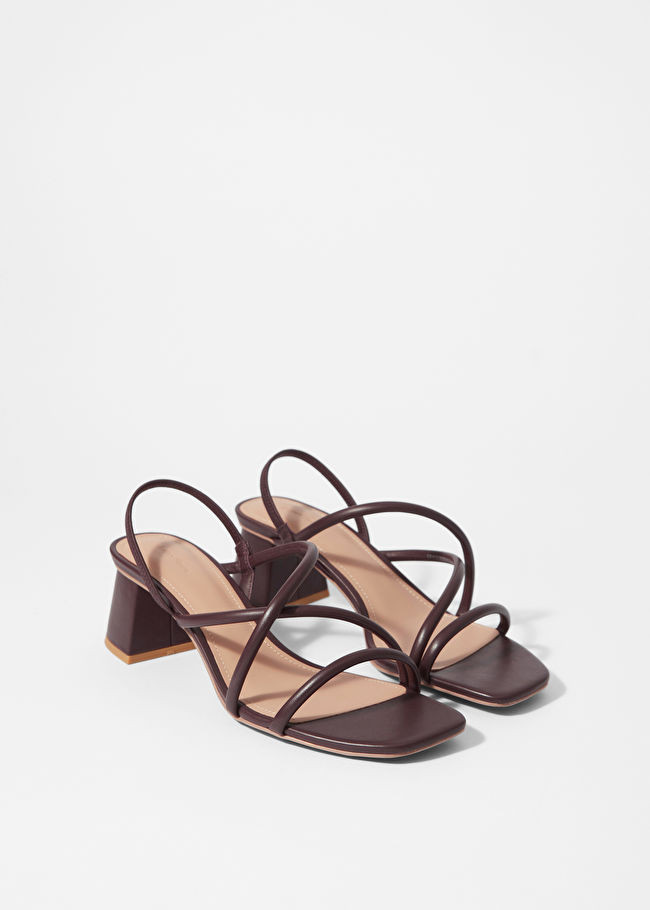 Strappy Block Heel Sandals | & Other Stories - US