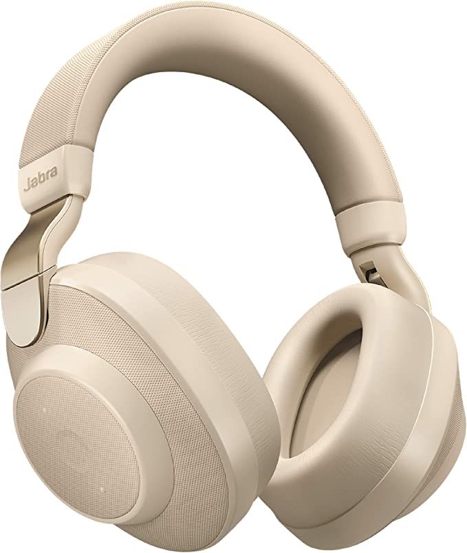 Jabra Elite 85h Wireless Noise-Canceling Headphones, Gold Beige – Over Ear Bluetooth Headphones... | Amazon (US)