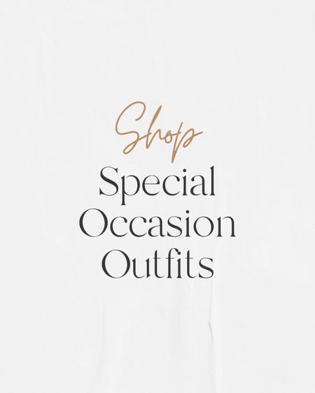 This is where you can find all of my special occasion outfits! Make sure to look in the collection area to see all the outfits put together. Wedding guest dresses, date nights, graduation outfits, holiday parties