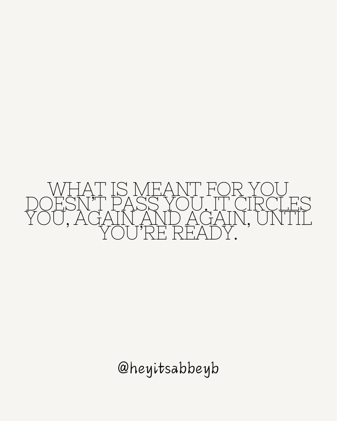This right here! If it’s meant to be it will have away coming right back to you. 🧡



#quote #quotes #quoteoftheday #quotess #motivationalquotes #dailyquotes #dailyquote #dailyquotesforyou #quotesaboutlife #quotestoliveby #quotestagram #quotesdaily #quotesdailylife

#LTKmomlife #LTKselfcare #LTKU