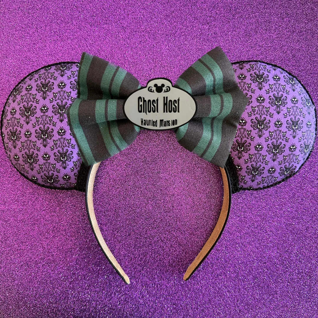 Haunted Mansion Mouse Ears | Ghost Host Mouse Ears | Mouse Ears | Haunted Mansion Disney Ears | D... | Etsy (US)