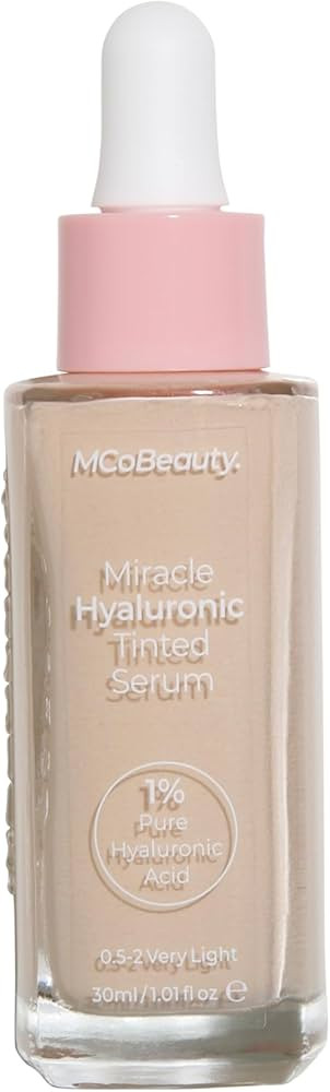 MCoBeauty Miracle Hyaluronic Tinted Serum, 0.5-2 Very Light, Hydration & Glow for Radiant Skin, V... | Amazon (US)