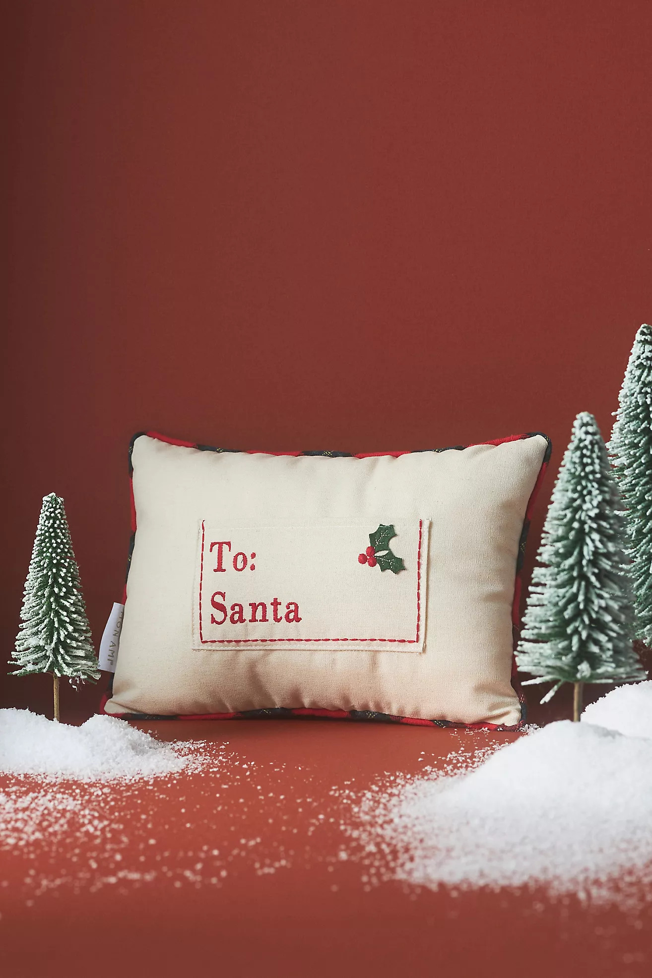 Mon Ami Christmas Santa Pillow Kids Plush Toy | Anthropologie (US)