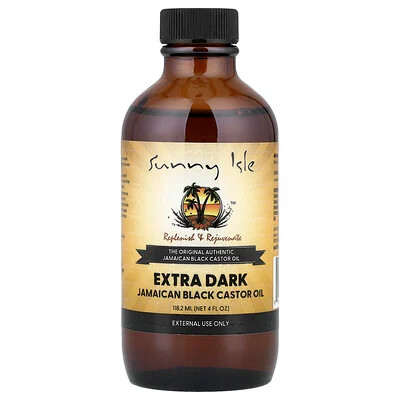 Sunny Isle, Extra Dark Jamaican Black Castor Oil, 4 fl oz (118.2 ml) | iHerb